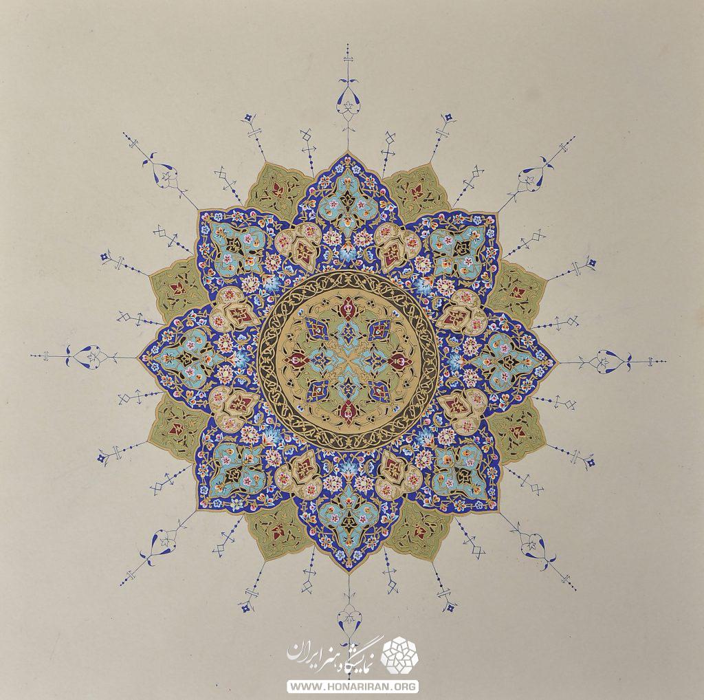 تابلو تذهیب (شمسه) زیبا