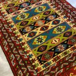 قالیچه ترکمنی دستبافت