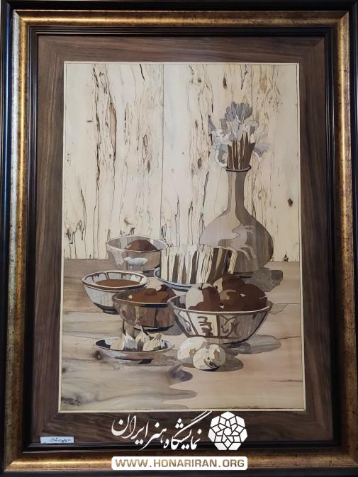 تابلو معرق چوب هفت سین نوروز