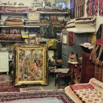 پادری دستبافت طرح شکارگاه