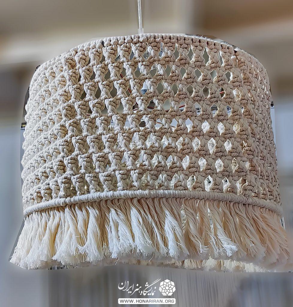 لوستر مکرومه بافی