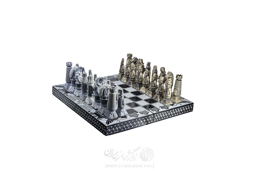 شطرنج و تخته نرد سنگی