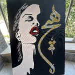 تابلو رنگ روغن طرح هیچ