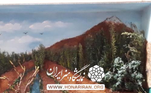 تابلو کوچه باغ