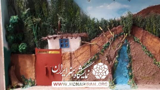 تابلو کوچه باغ