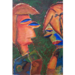 تابلو نقاشی با موضوع انتظار