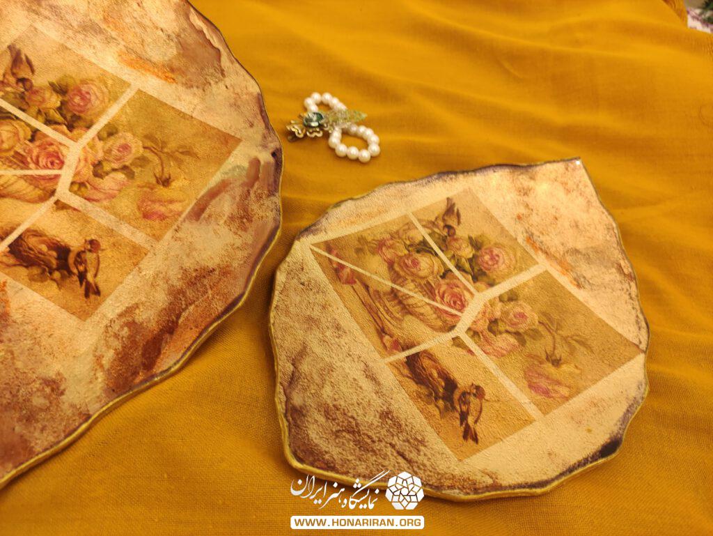 ظرف طرح برگی پتینه/هدیه خاص