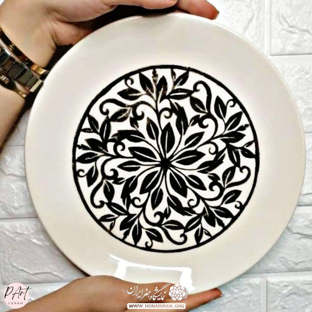 بشقاب پذیرایی سرامیکی