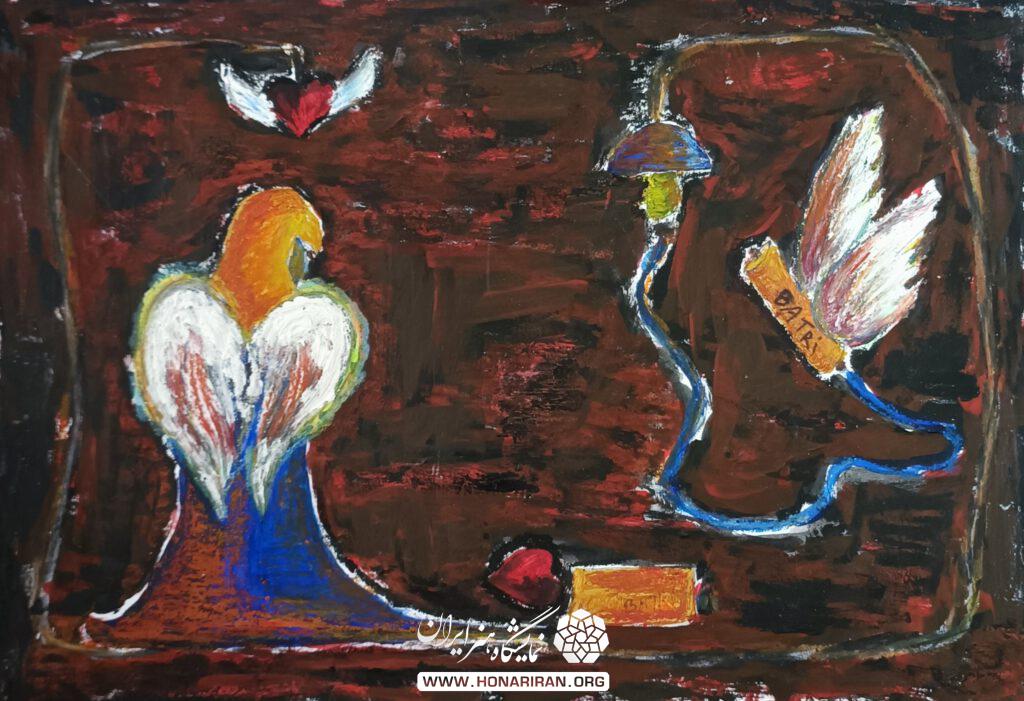 نقاشی سقوط یک فرشته