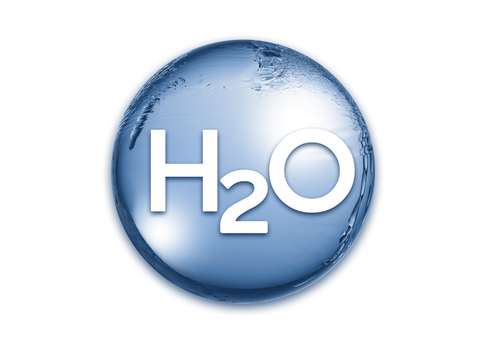 دانلود لایه باز طرح h2o و لوگوی h2o آب