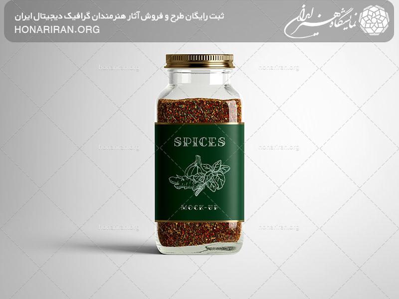 موکاپ شیشه مناسب برای اسپند و شیشه دارو و شیشه عسل