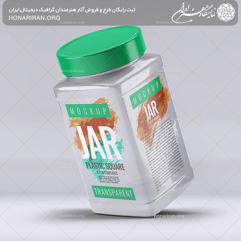 موکاپ شیشه مناسب برای شیشه عسل و شیشه دارو