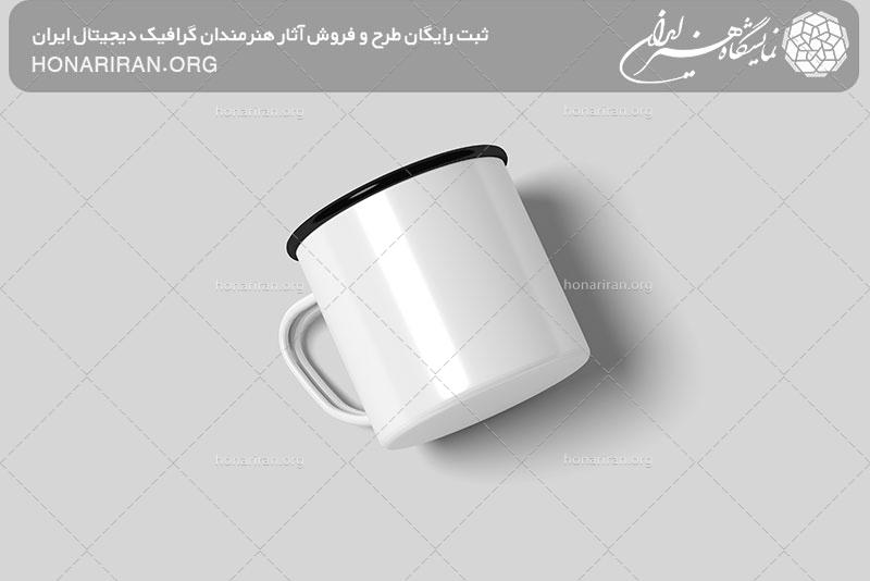 موکاپ لیان به رنگ سفید و مشکی