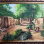 تابلو رنگ و روغن طبیعت