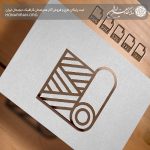 آرم و لوگو پارچه لول شده