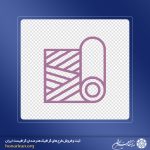 آرم و لوگو پارچه لول شده