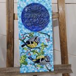 تابلو نقاشی موزاییکی تلفیق با سفال