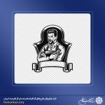 آرم و لوگو مرد آرایشگر