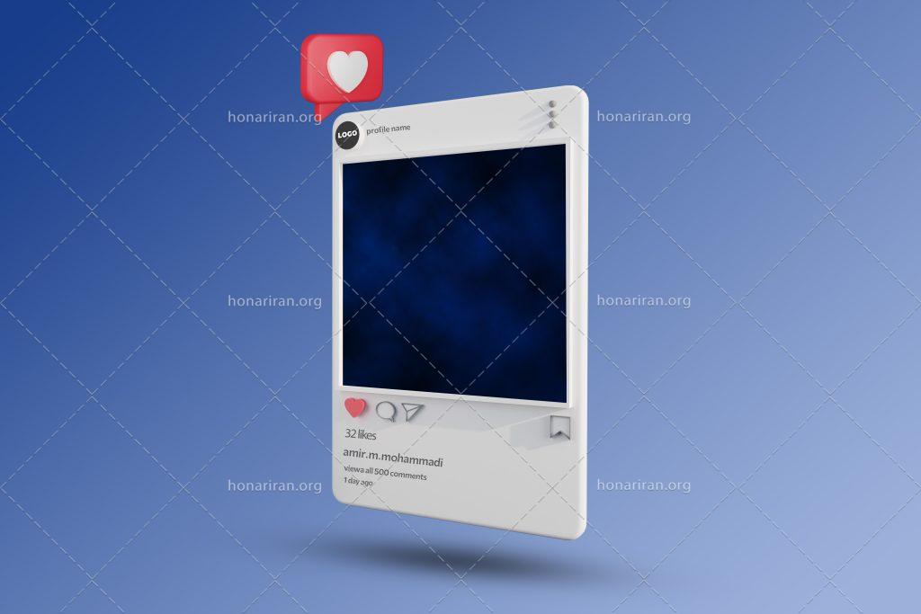 موکاپ اینستاگرام psd