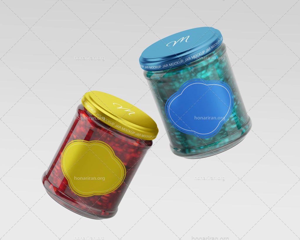 موکاپ قوطی فلزی