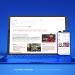 موکاپ نمایش وبسایت و اپلیکیشن