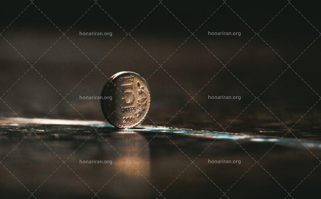 عکس با کیفیت سکه پنج روپیه