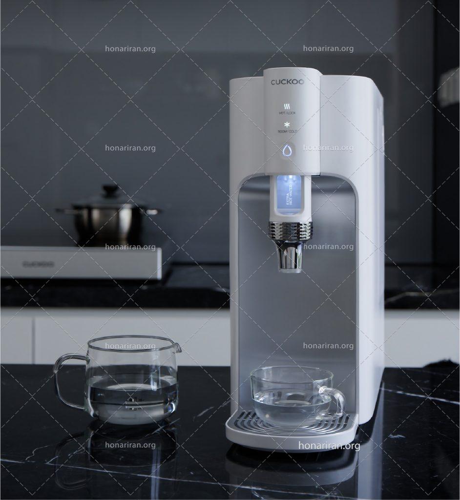 عکس با کیفیت آب سرد کن زیبا سفید