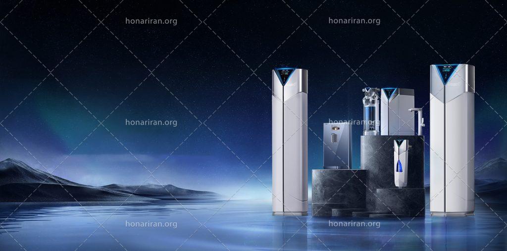 عکس با کیفیت انواع مدل آب سردکن در کنار یکدیگر