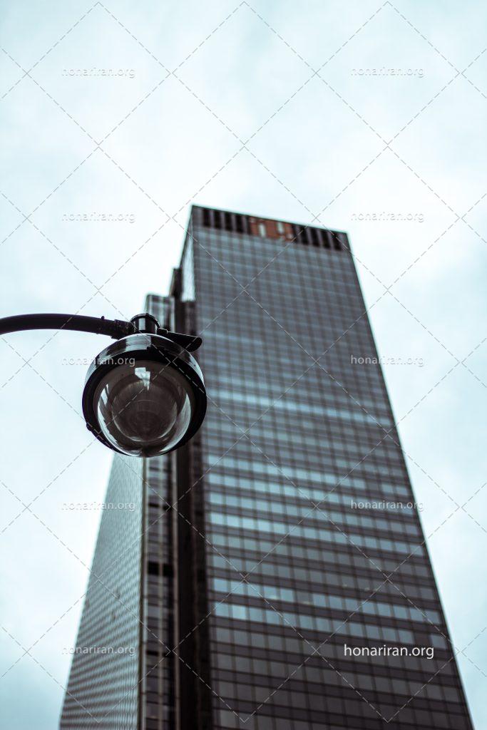 عکس با کیفیت دوربین در شهر و ساختمان بلند