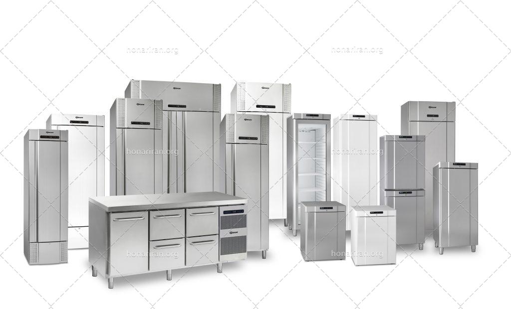 عکس با کیفیت یخچال های کوچک نقره ای