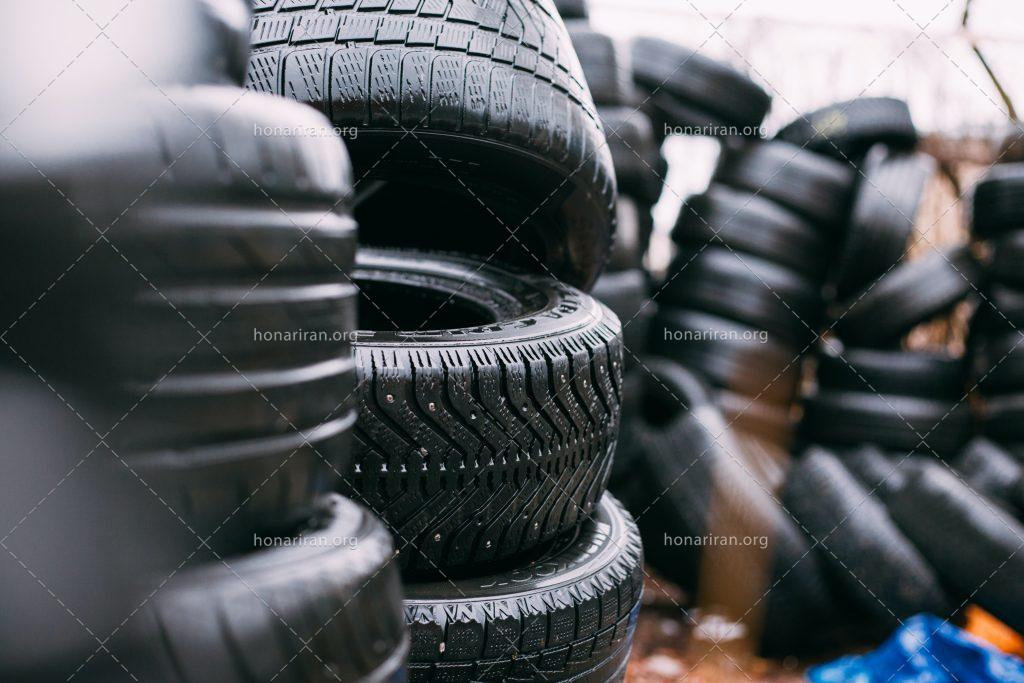 عکس با کیفیت لاستیک های اوراقی