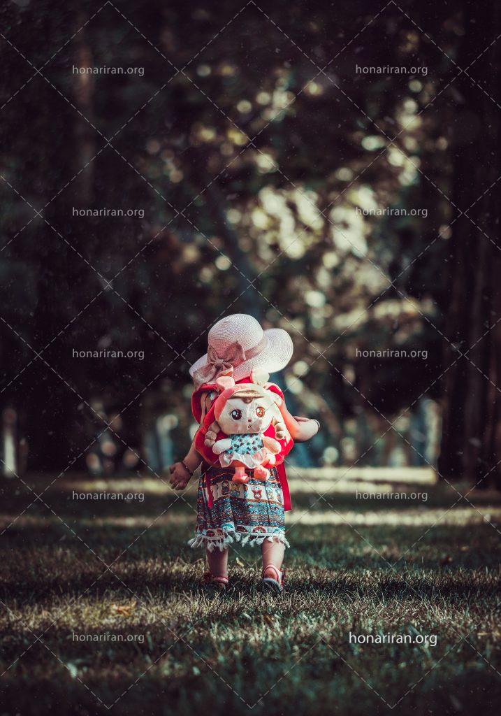 عکس با کیفیت کوله پشتی عروسکی بر ری کول دختر بچه