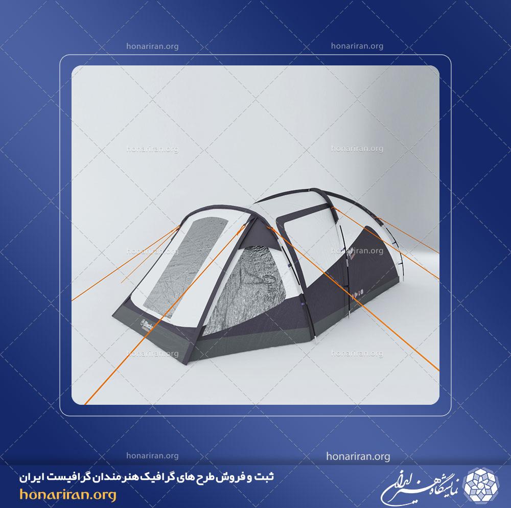 آبجکت یا مدل چادر مسافرتی