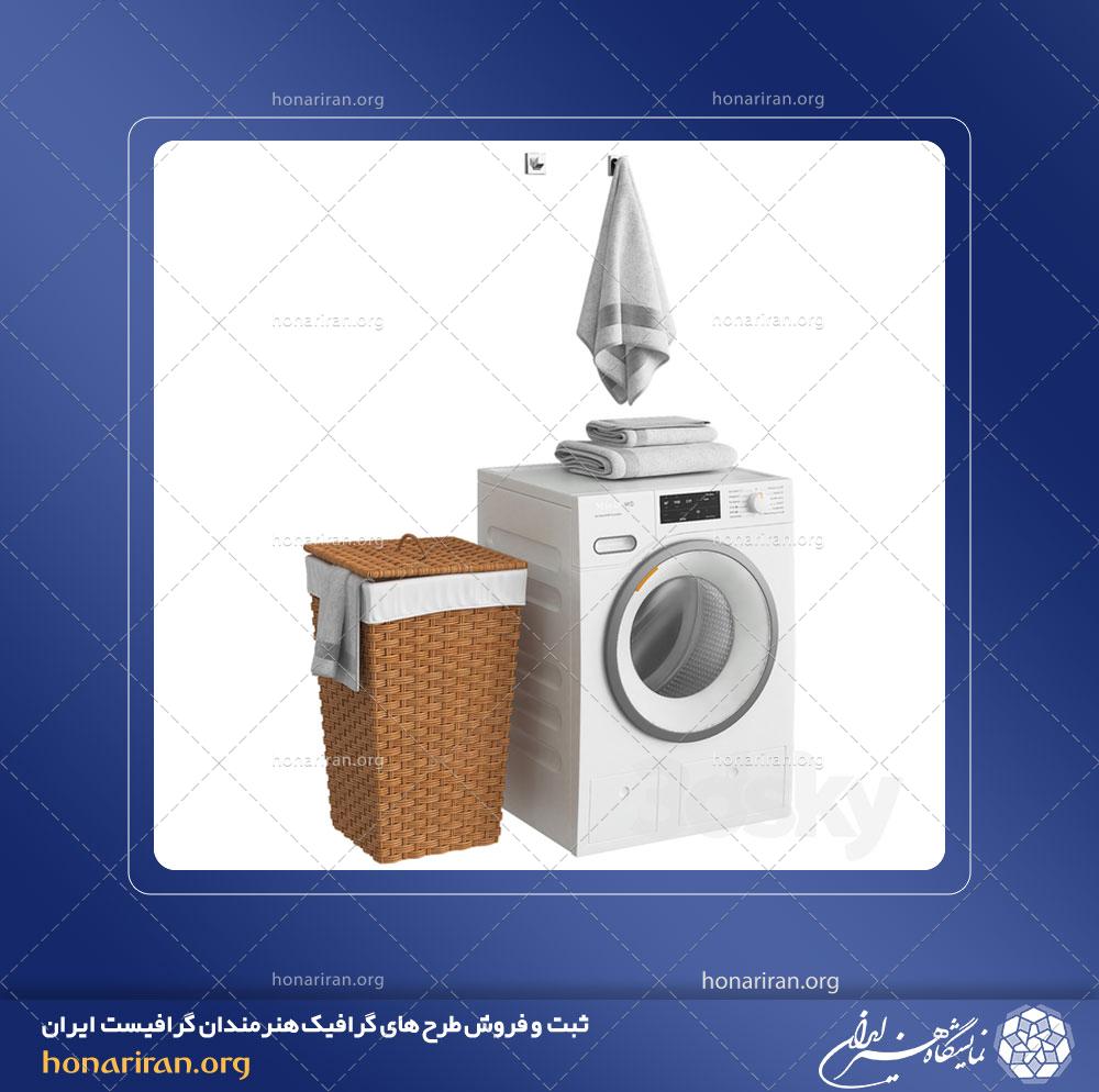 آبجکت یا مدل ماشین لباس شویی شماره 1