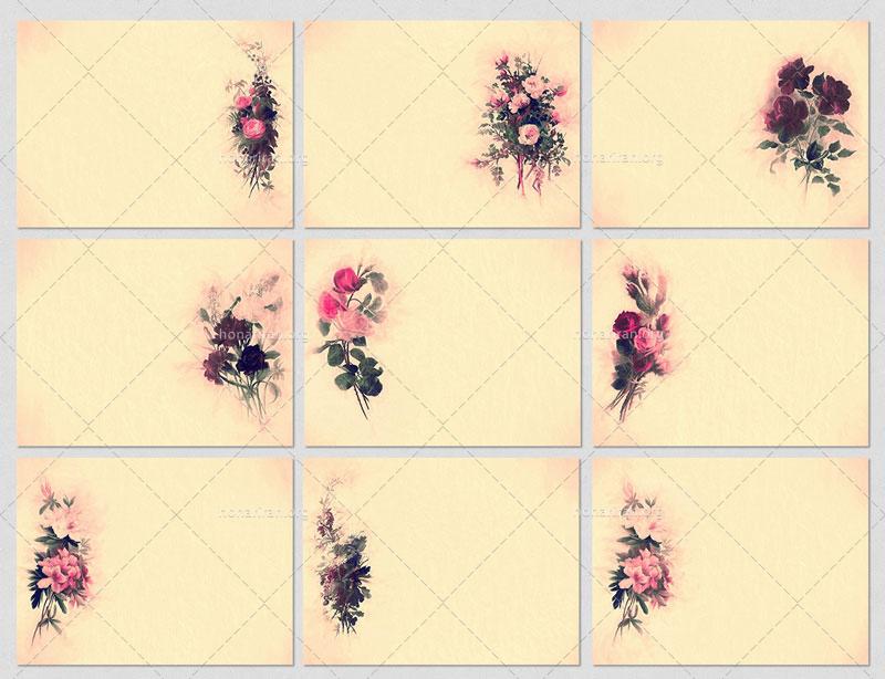 9 عکس گل زیبای کوچک طرح قدیمی ویژه شبکه های اجتماعی و درج پیام های فرهنگی و عاشقانه Jpg
