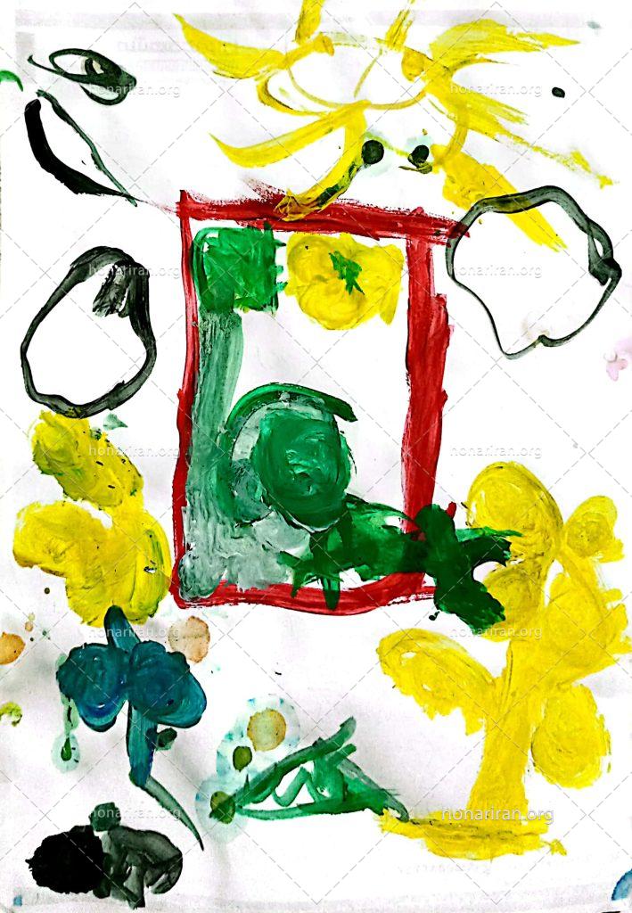 نقاشی مزرعه کودکانه