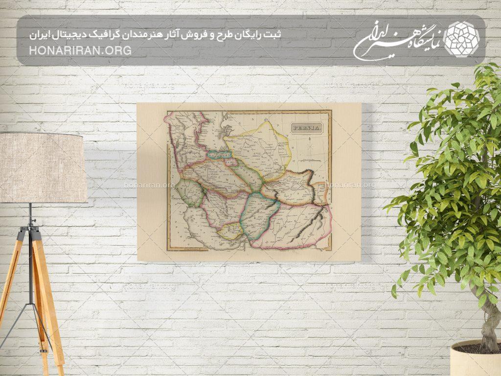 نقشه قدیمی و تاریخی از ایران / 79