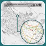 نقشه موقعیت مکانی شهر شیراز از استان فارس