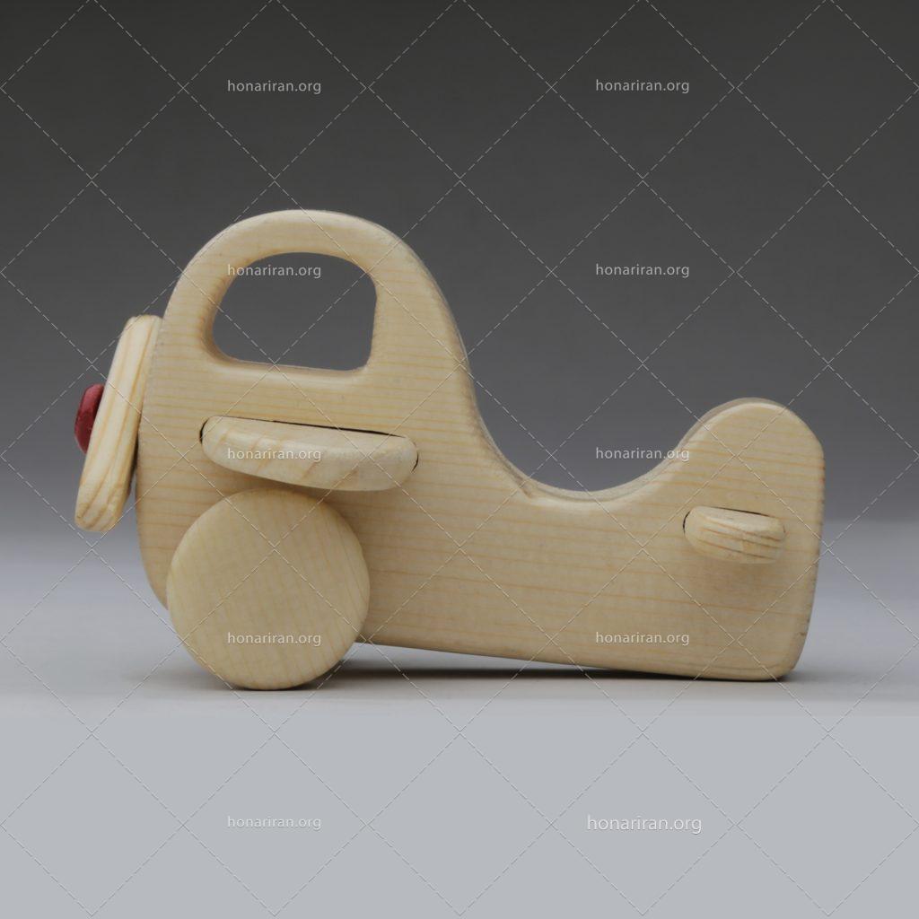 اسباب بازی چوبی دارمازو مدل هلی کوپتر کاج