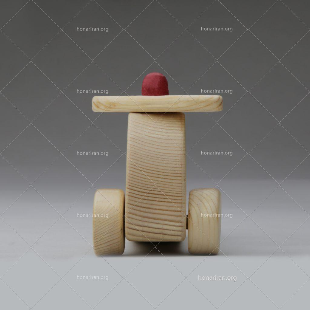 اسباب بازی چوبی دارمازو مدل هلی کوپتر کاج