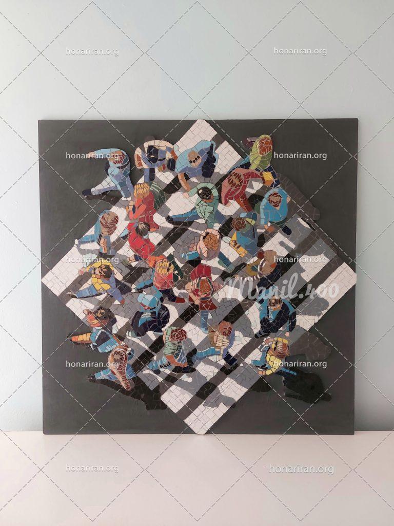 تابلوی معرق کاشی تقاطع