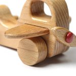 اسباب بازی چوبی دارمازو مدل هواپیما راش