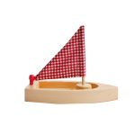اسباب بازی چوبی دارمازو مدل قایق کاج