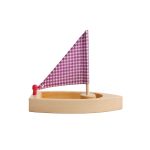 اسباب بازی چوبی دارمازو مدل قایق کاج