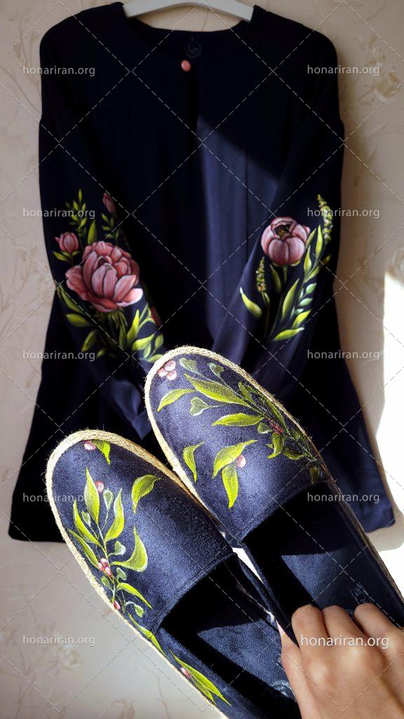 آموزش نقاشی روی پارچه و چرم