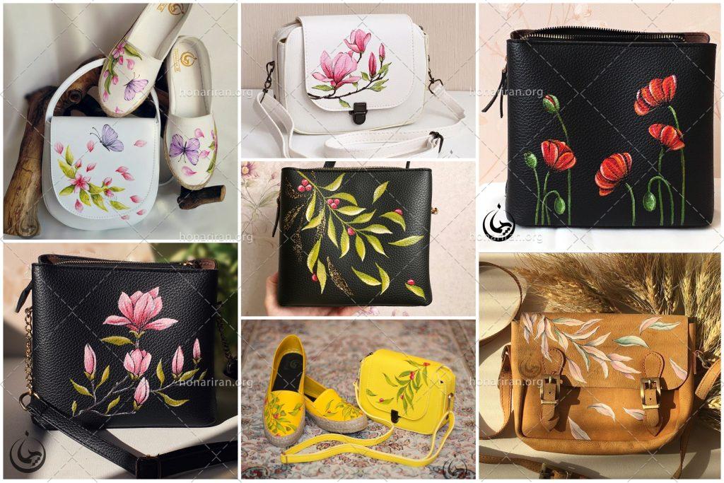 آموزش نقاشی روی پارچه و چرم