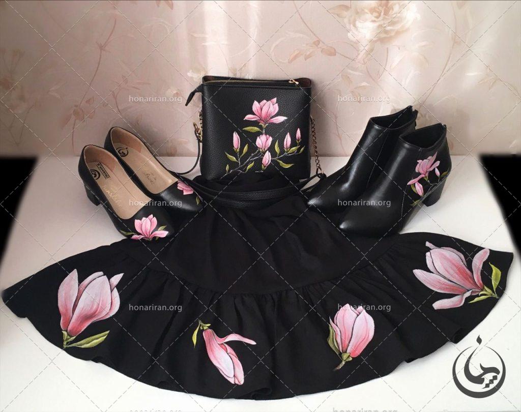 آموزش نقاشی روی پارچه و چرم