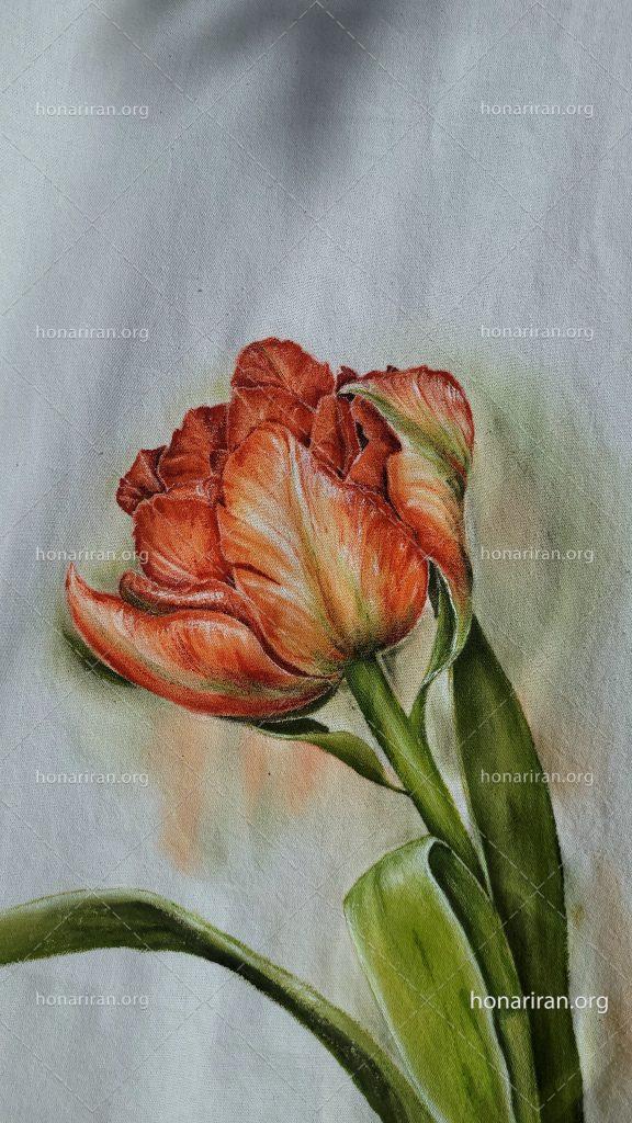 آموزش نقاشی روی پارچه و چرم