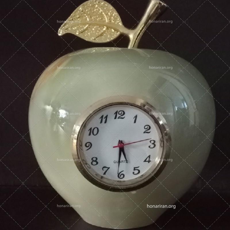 ساعت مرمر طرح سیب