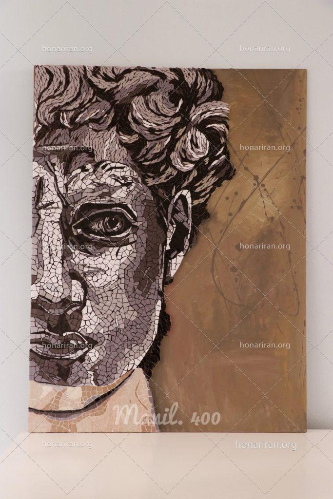 تابلوی کاشی کاری ”تشویش”